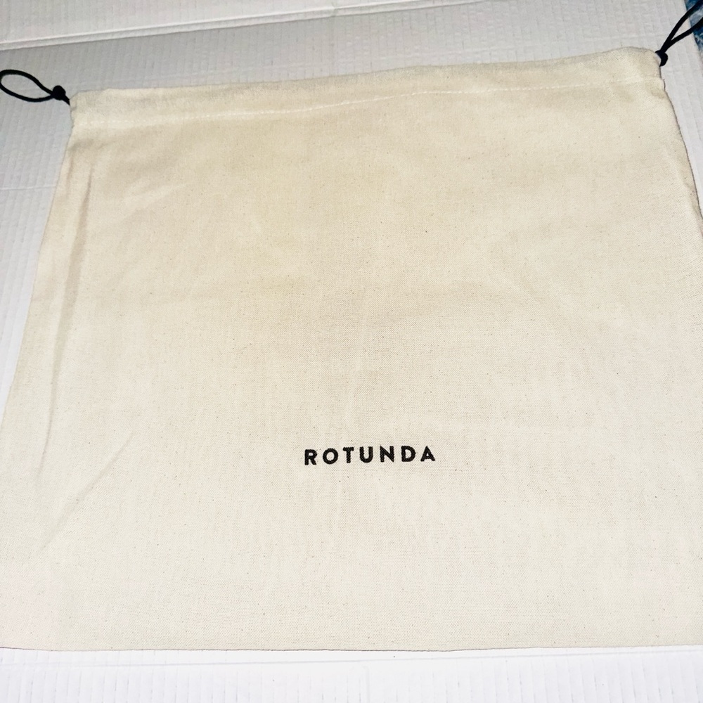 Rotunda Cream Drawstring Bag
